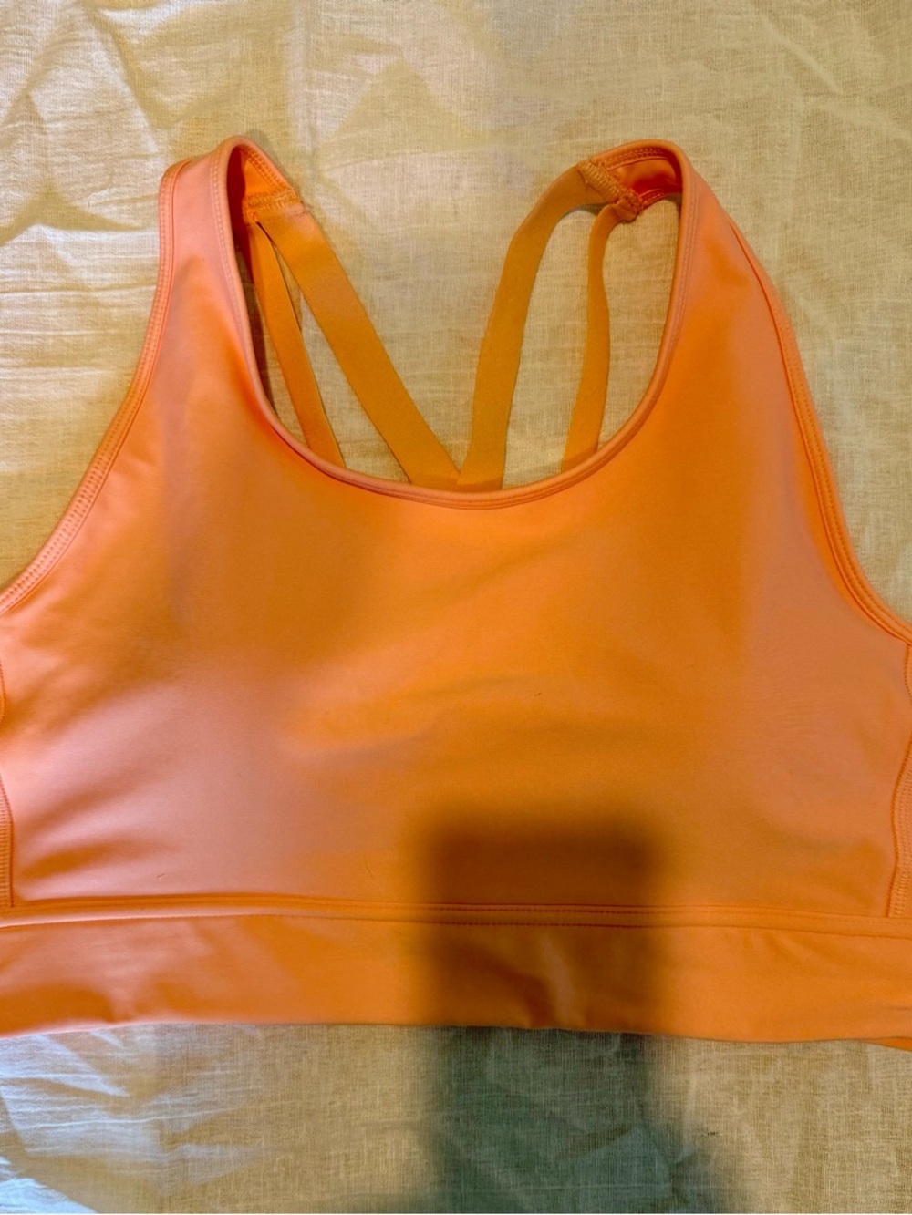 DSG sports bra coral - large